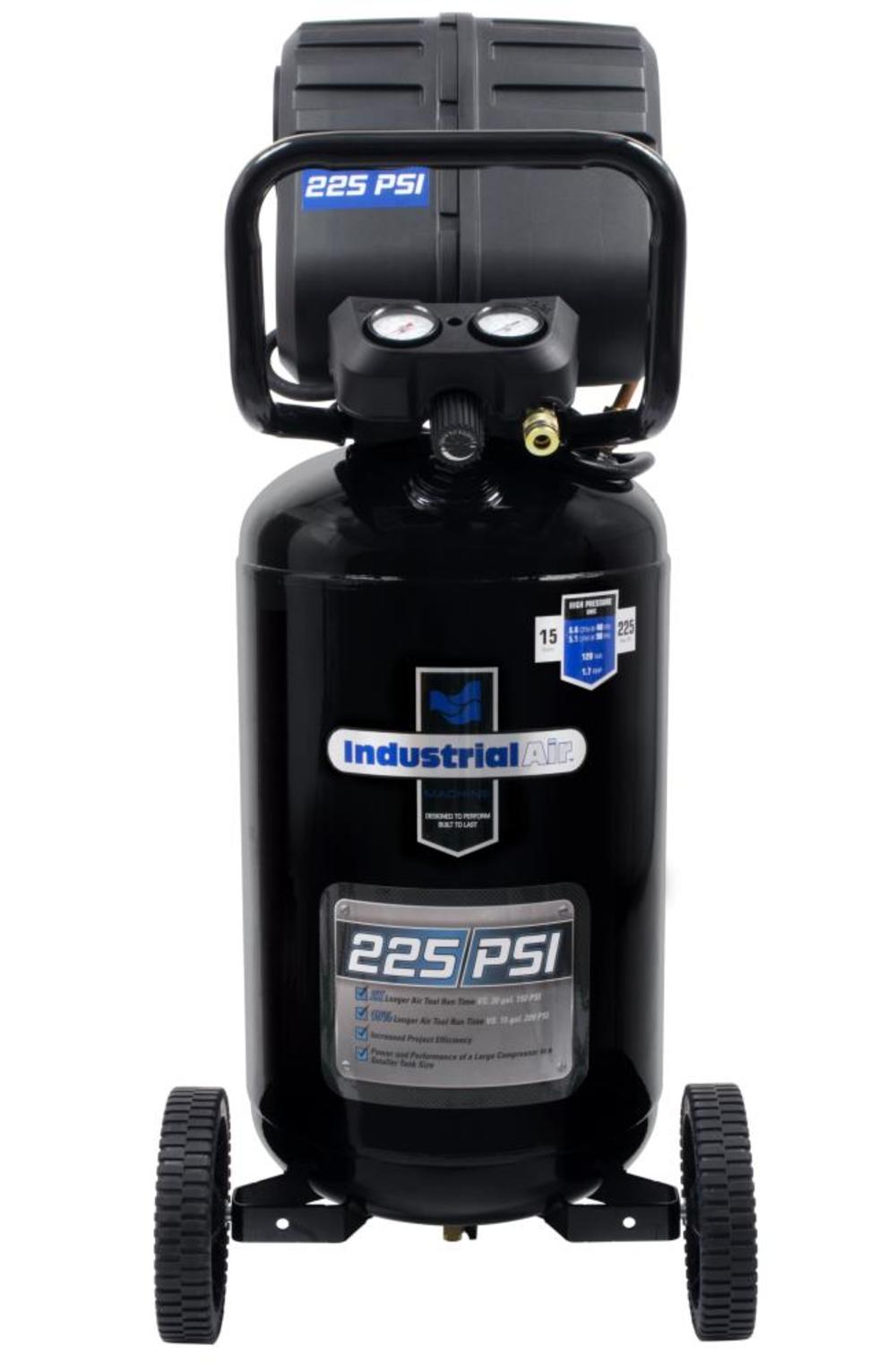 Industrial Air 15 Gallon 225 PSI Air Compressor - Flockneti