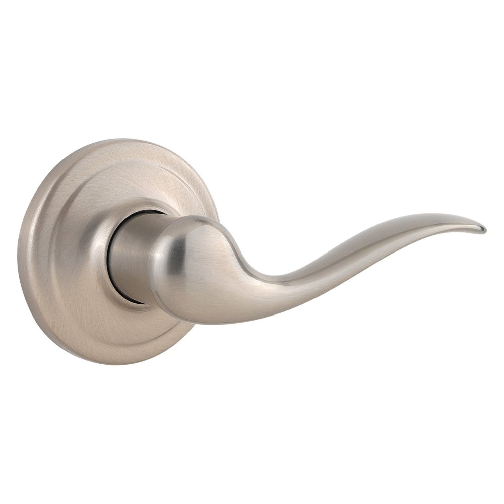 Kwikset Satin Nickel Tustin Surface Mount Right Half Dummy Door Lever - Flockneti