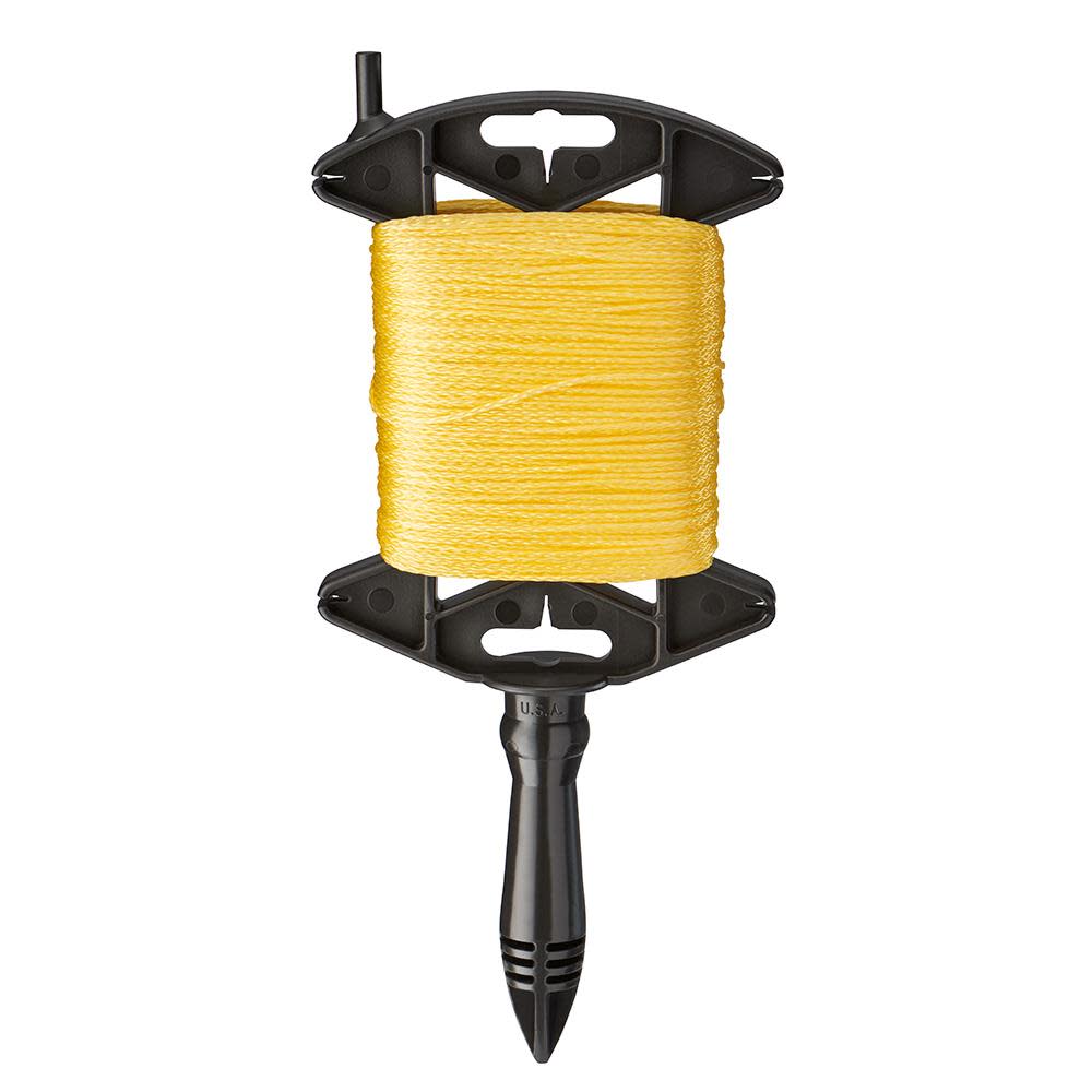 Empire Level 500 Ft. Yellow Braided Line with Reel - Flockneti