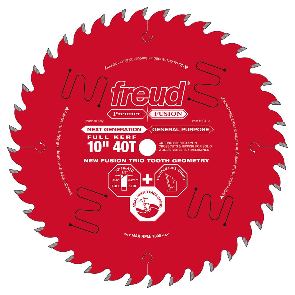 Freud 10″ Premier Fusion Blade - Flockneti