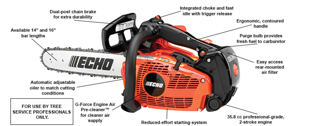 Echo CS-355T Chainsaw 14″ 35.8cc - Flockneti