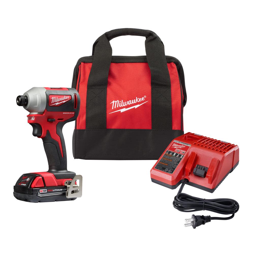 Milwaukee M18 1/4″ Hex Impact Driver Kit - Flockneti
