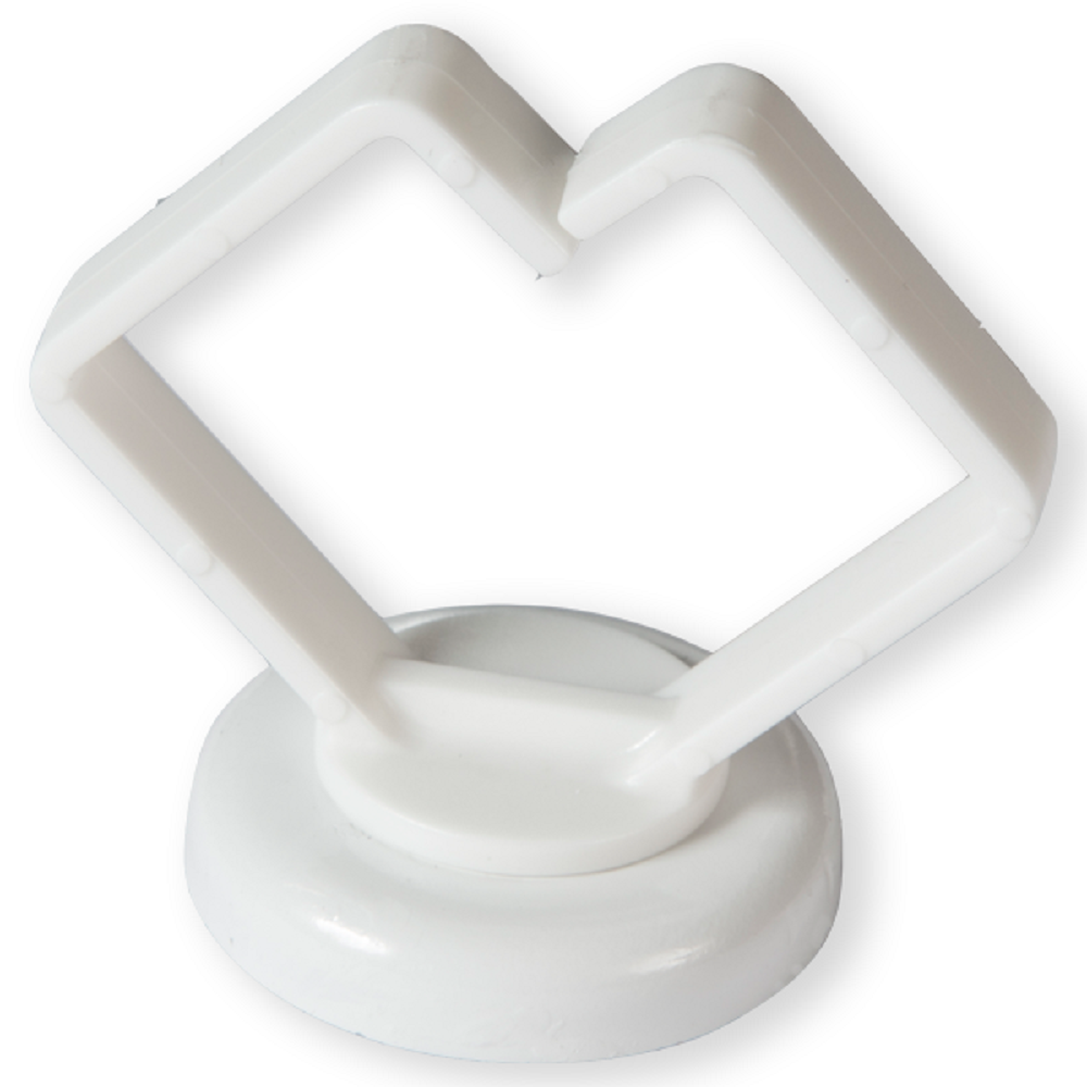 Rack-A-Tiers Mag Daddy Magnetic Cable Holder White 1/2″ 10pk - Flockneti