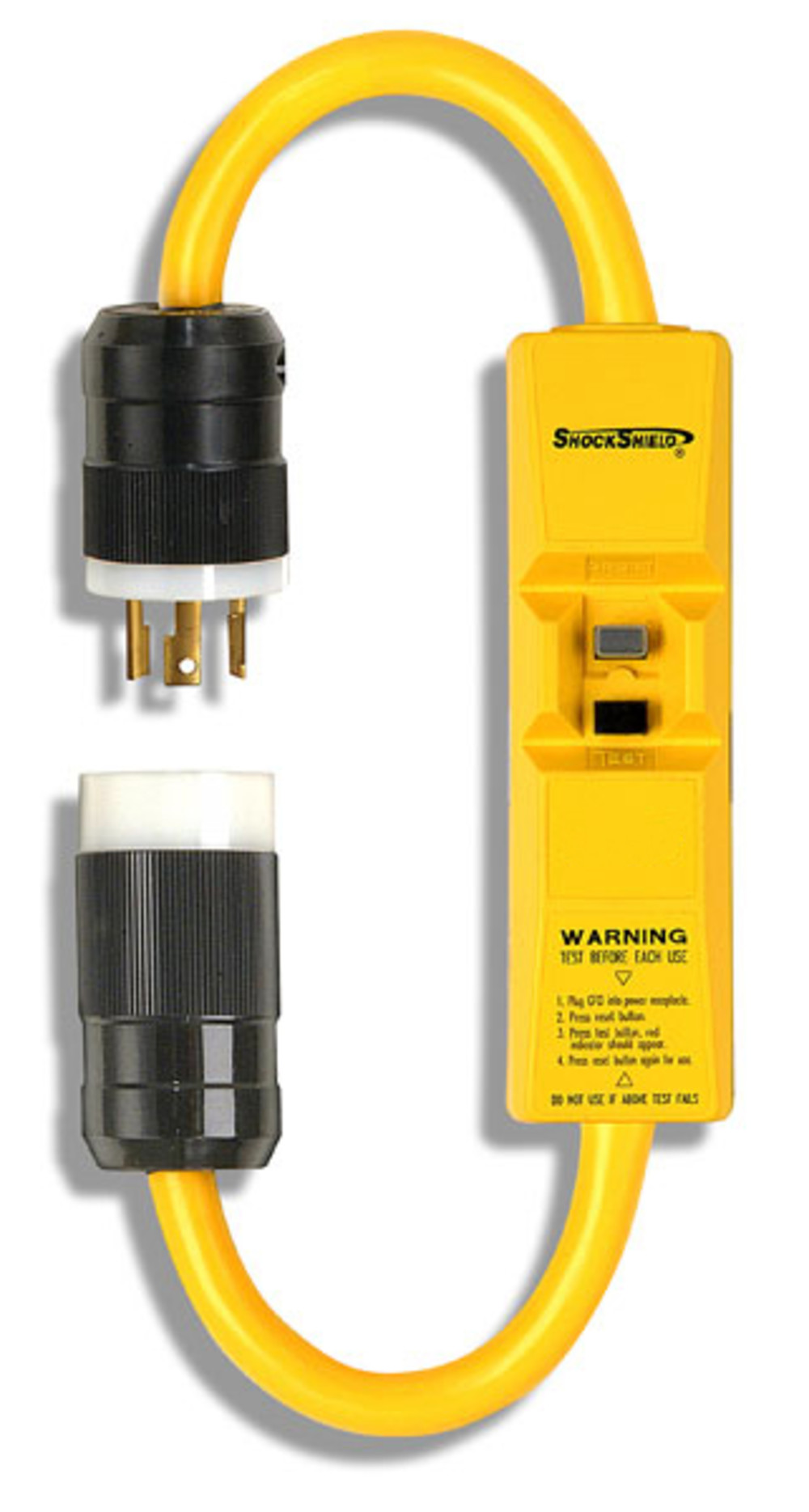 Southwire Extension Cord 240V/30A TWST LK GFCI 3′ - Flockneti