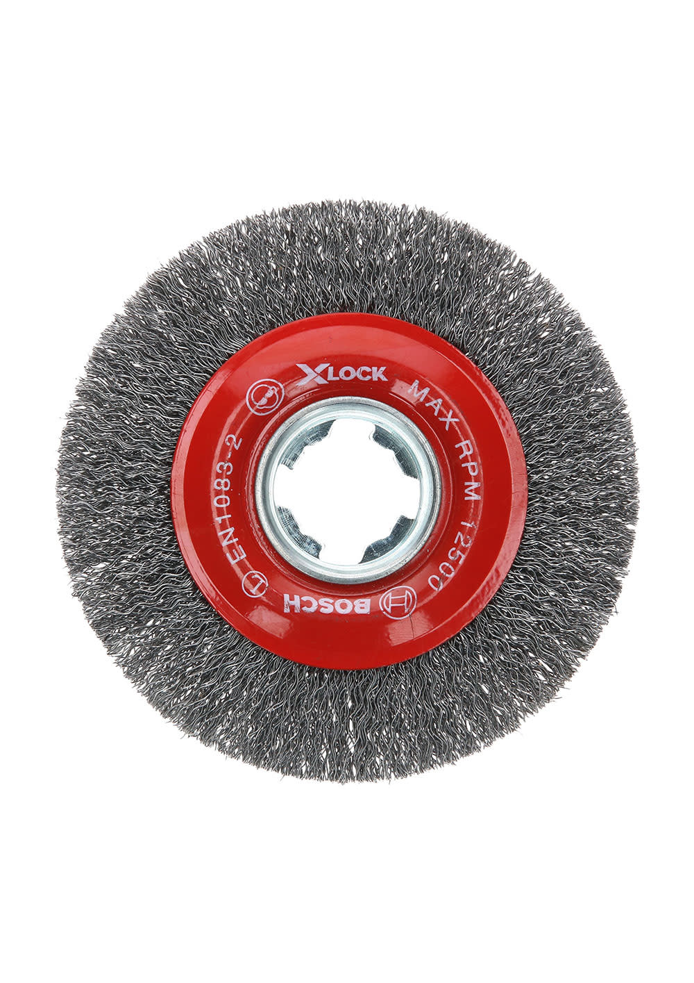 Bosch 4-1/2 In. Wheel Dia. X-LOCK Arbor Tempered Steel Crimped Wire Wheel - Flockneti