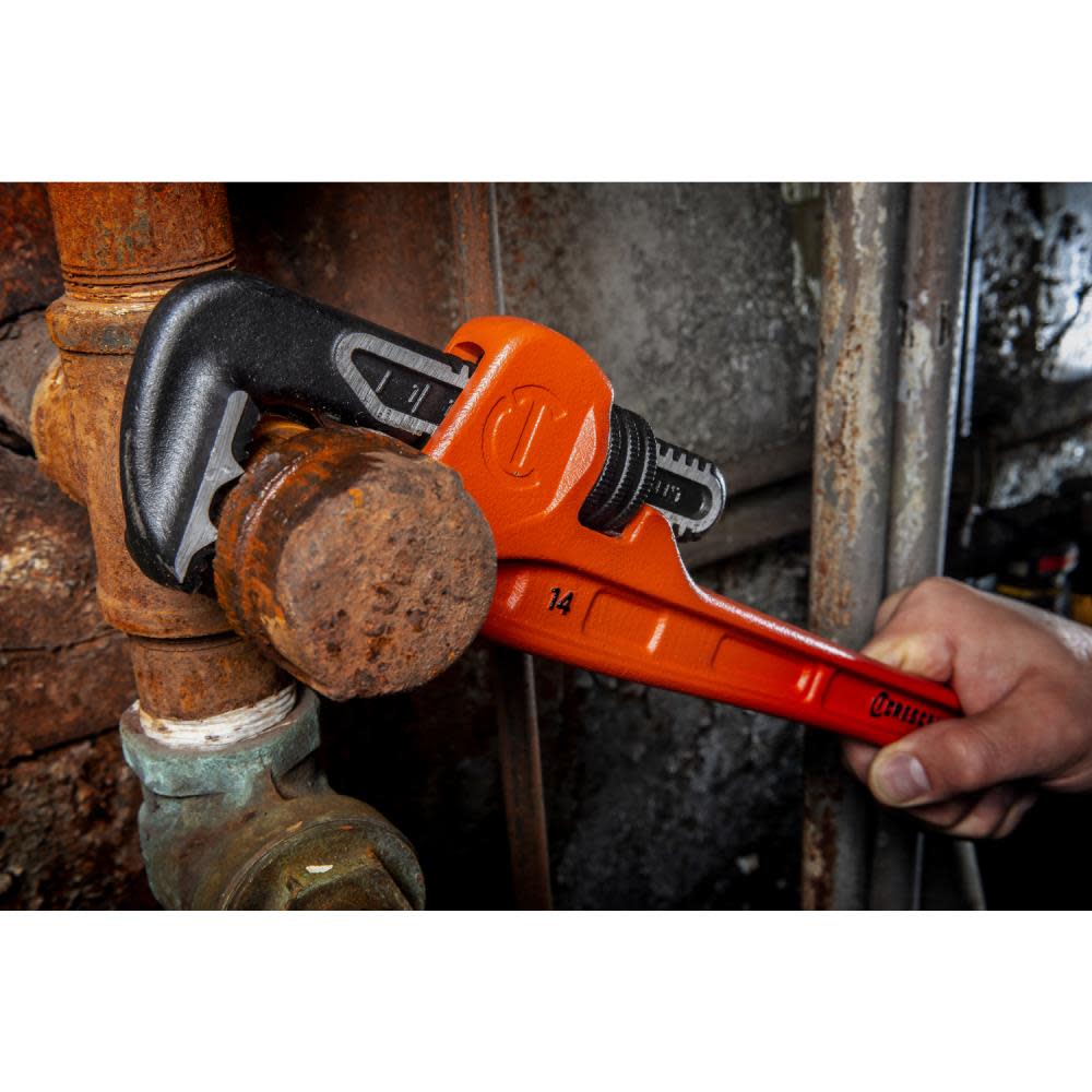 Crescent 14″ Cast Iron K9 Jaw Pipe Wrench - Flockneti