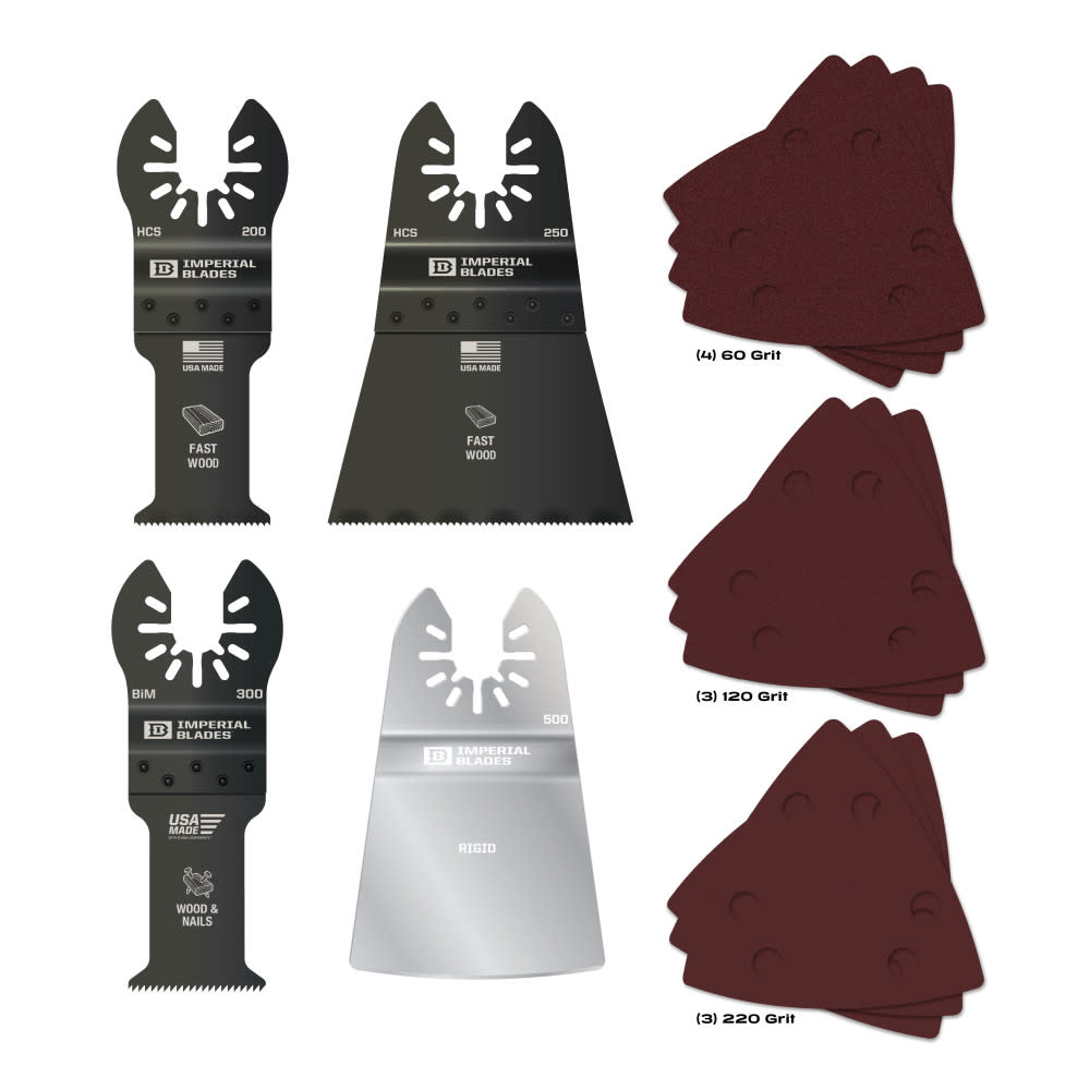 Imperial Blades One Fit Starter Kit Variety Pack 14PC - Flockneti