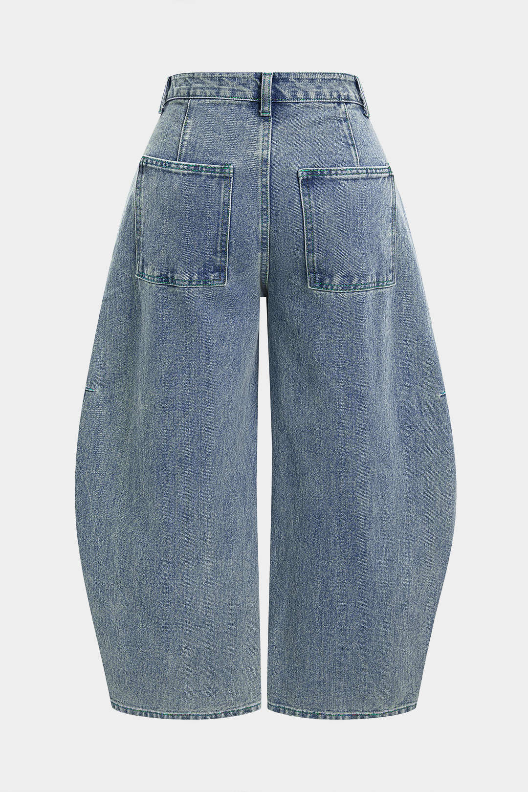 Plus Size Denim Wide Leg Jeans - Flockneti
