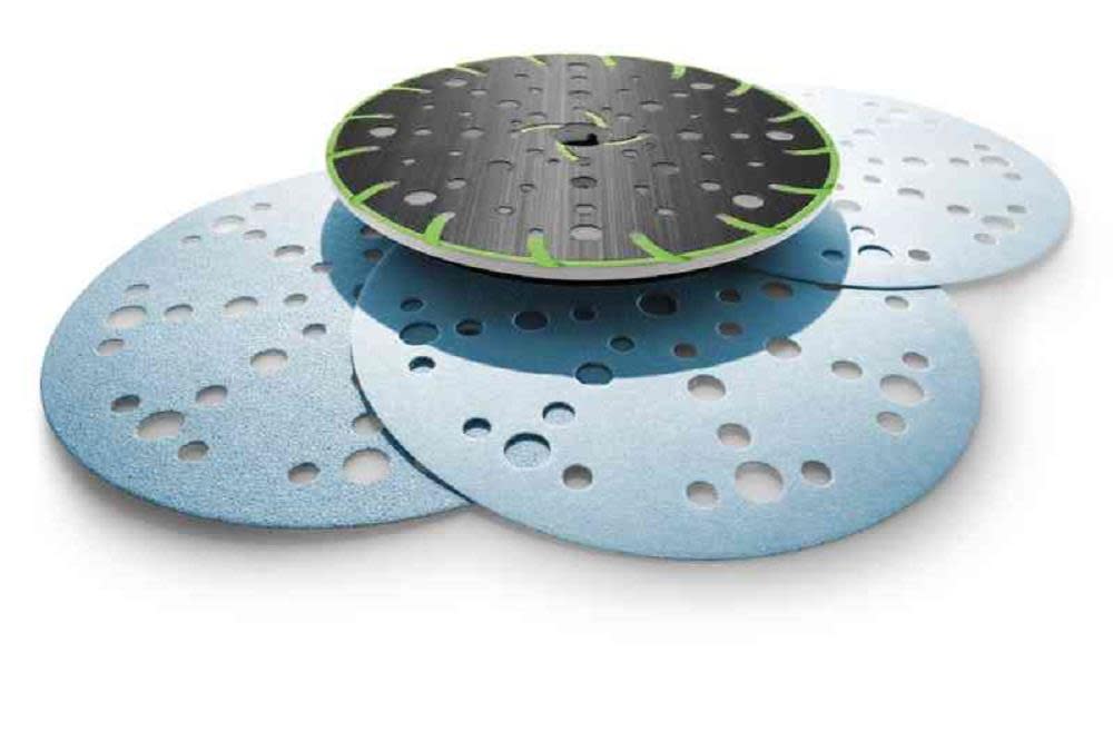 Festool Sander Backing Pad FUSION-TEC-ST-STF D150/MJ2-M8-W-HT - Flockneti