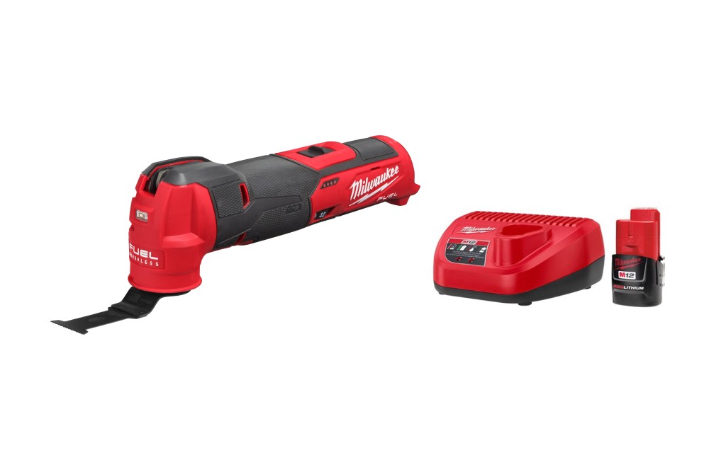 Milwaukee M12 FUEL Oscillating Multi Tool with M12 Kit - Flockneti