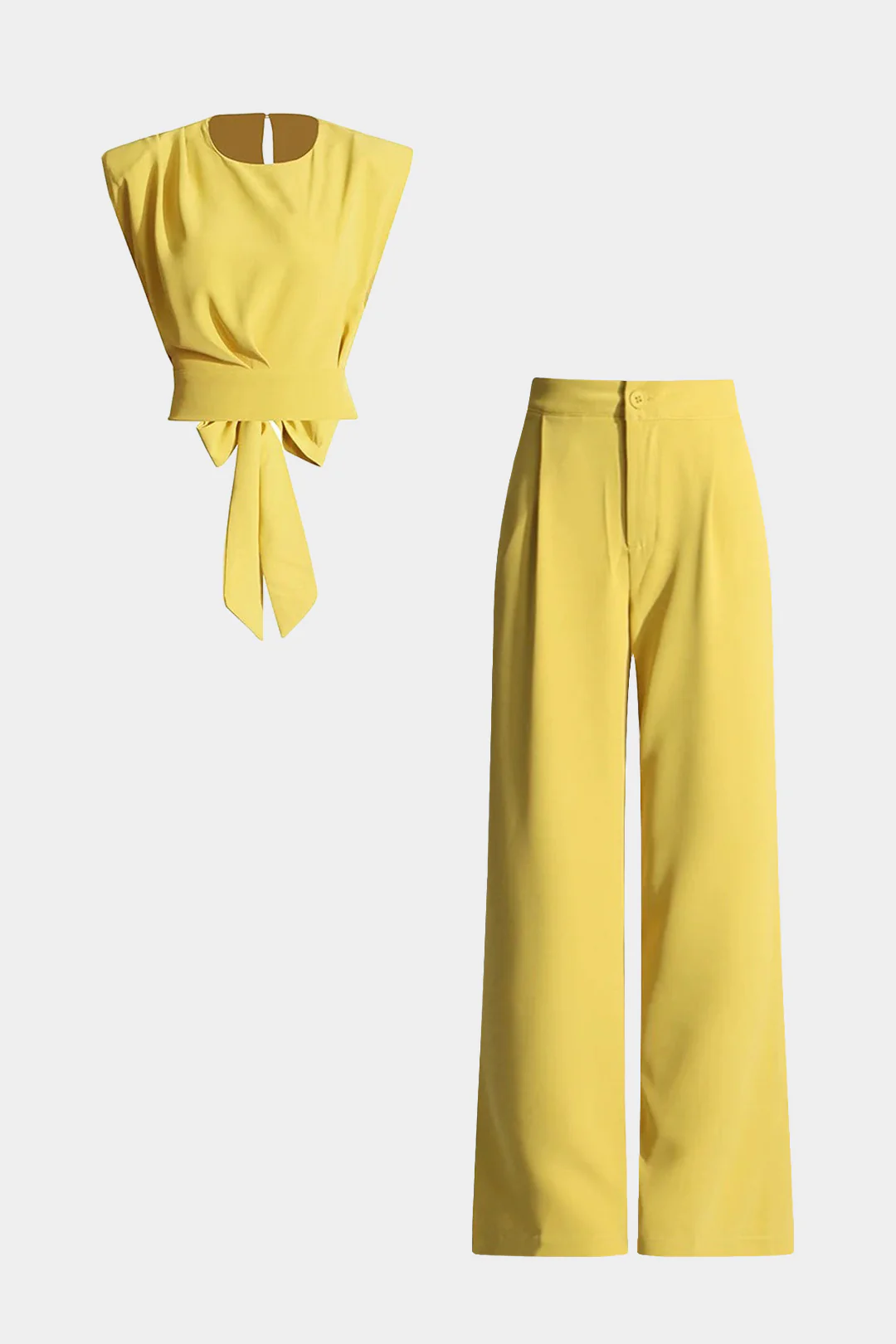 Strappy BackTop And Trousers Set - Flockneti