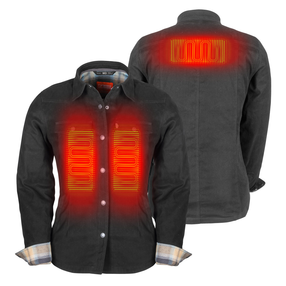 Mobile Warming Frontier Heated Jacket Women’s 7.4 Volt Black XS - Flockneti