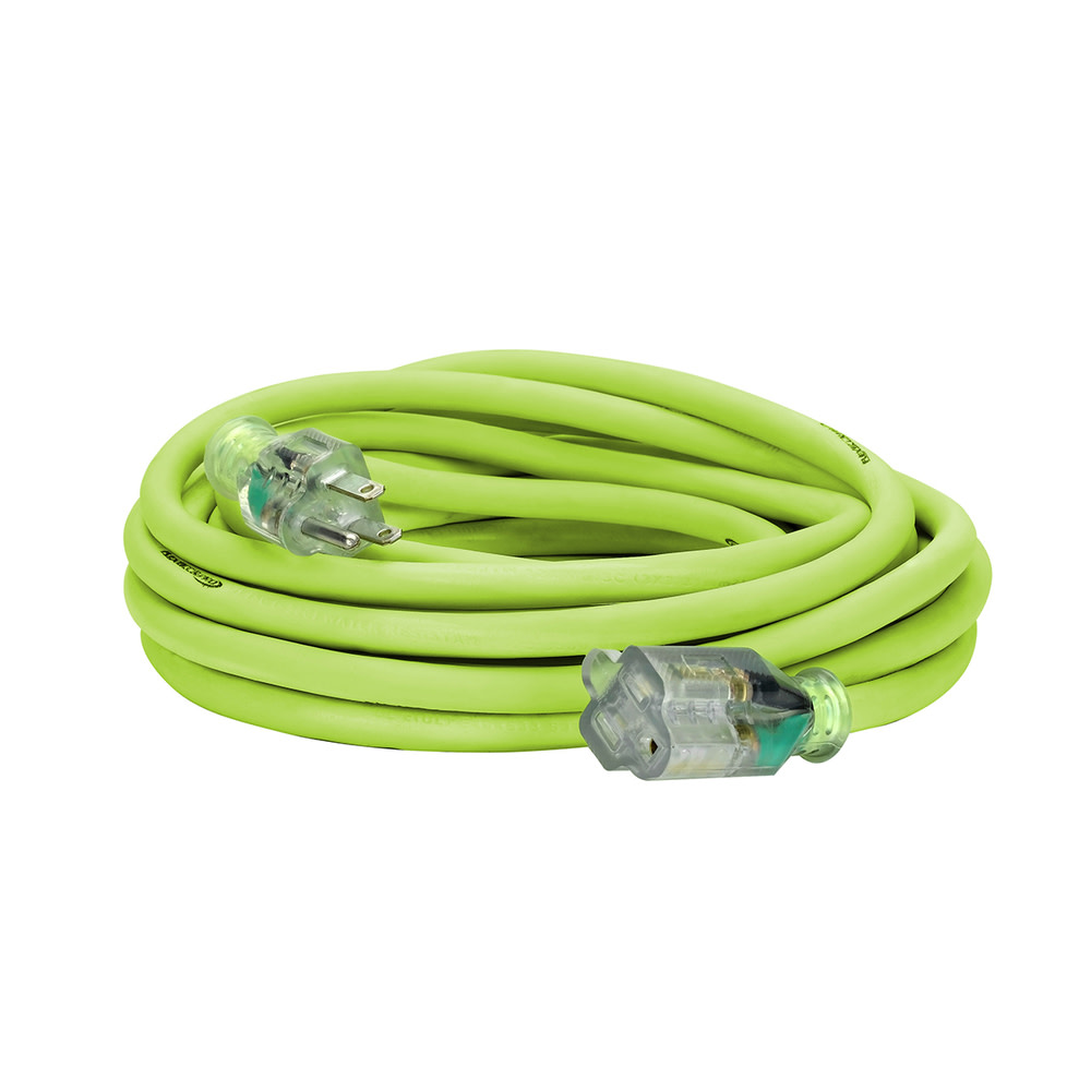 Flexzilla 25 ft. Pro Extension Cord 12/3 AWG - Flockneti