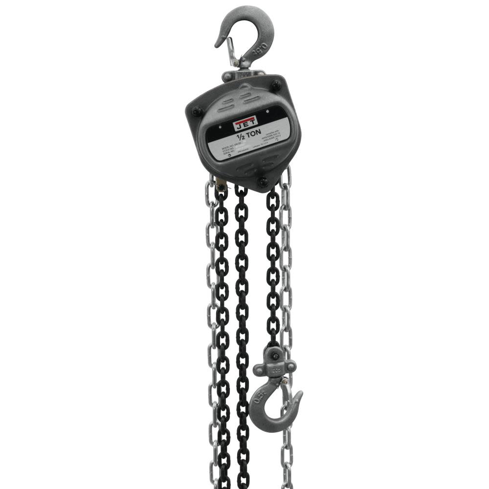 JET S90-50-40 Hand Chain Hoist 1/2 Ton 40′ Lift - Flockneti