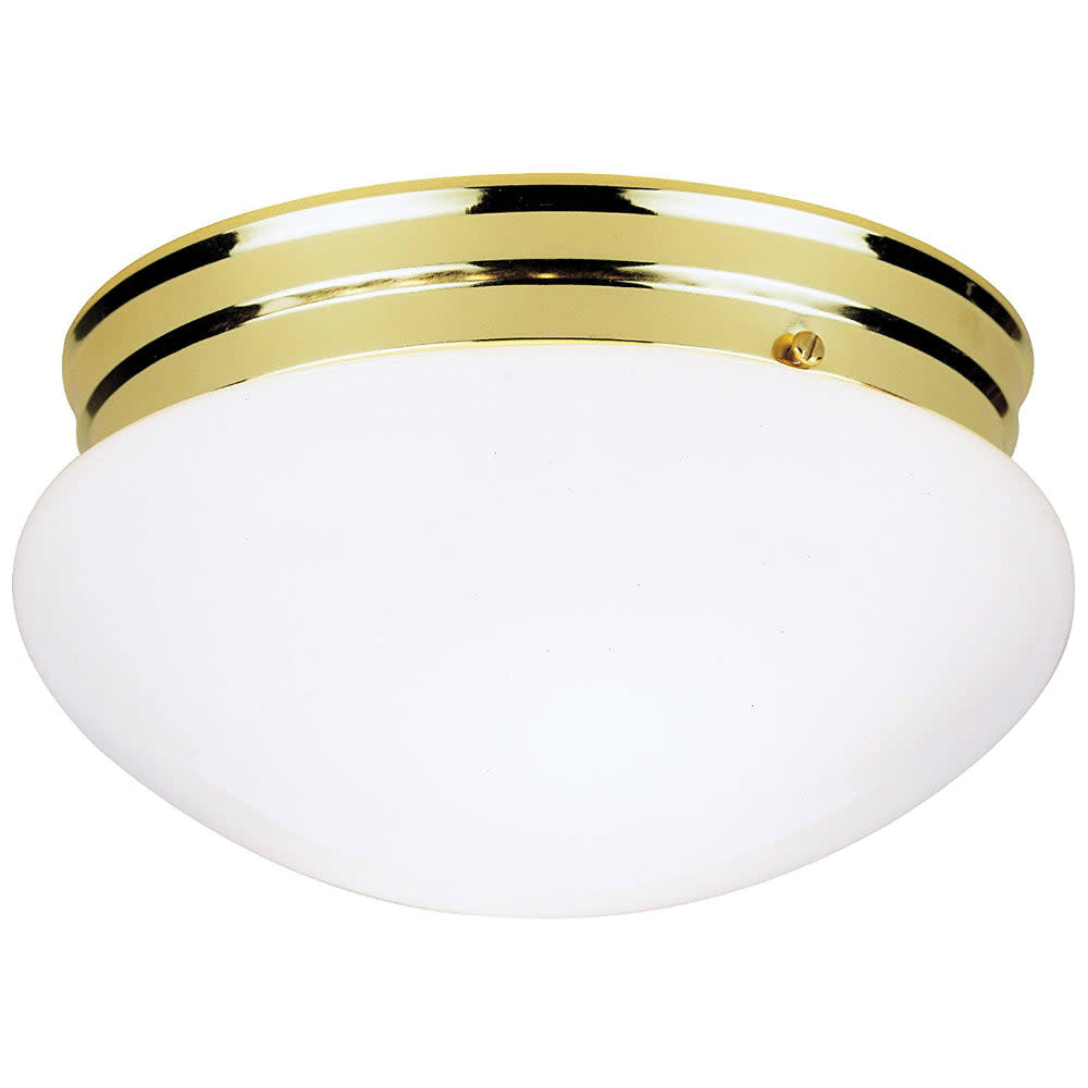 Westinghouse 2Light Interior Polished Brass Ceiling Light Fixture - Flockneti