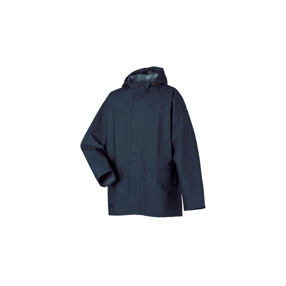 Helly Hansen Mandal Rain Jacket Polyester Classic Navy Large - Flockneti