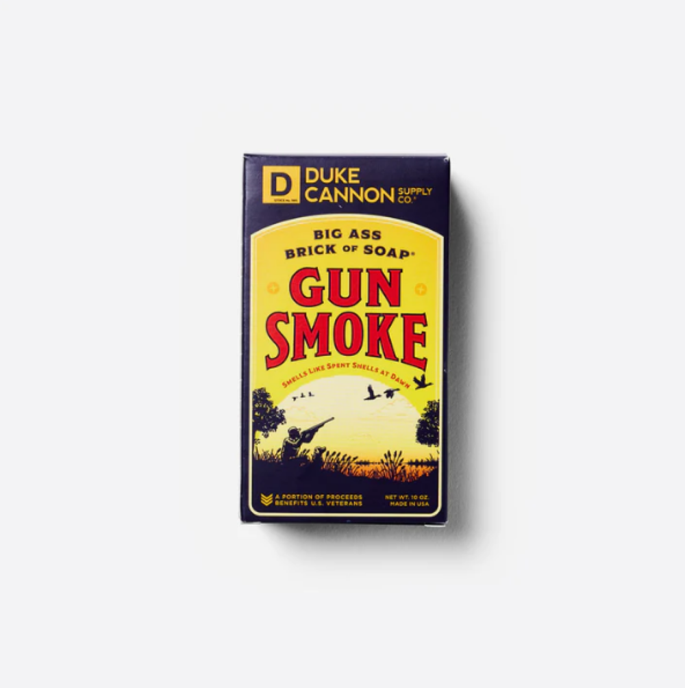 Duke Cannon 10oz BRICK OF SOAP Gun Smoke - Flockneti