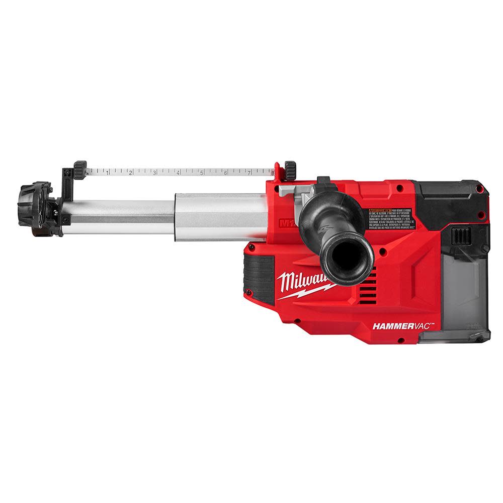 Milwaukee M12 HAMMERVAC Universal Dust Extractor Bare Tool 2509-20 - Flockneti