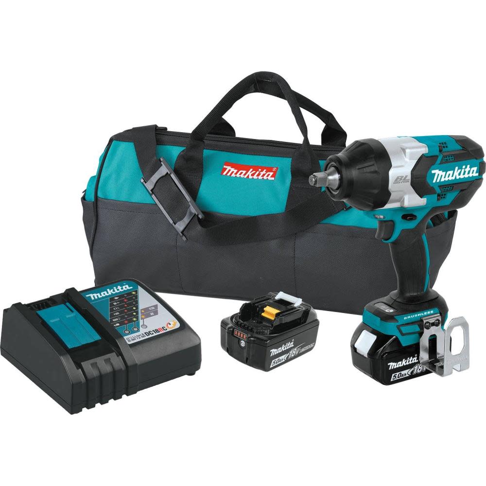 Makita 18V LXT 1/2″ Sq Drive Impact Wrench Kit - Flockneti