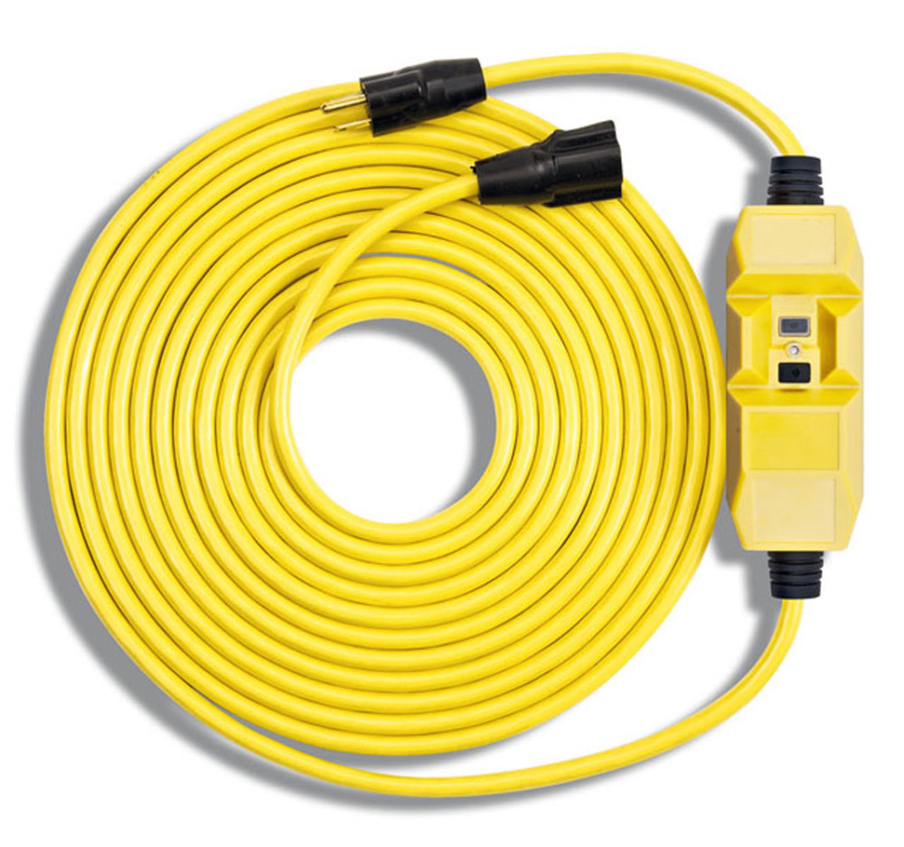 Southwire 50′ In-line GFCI Cord - Flockneti