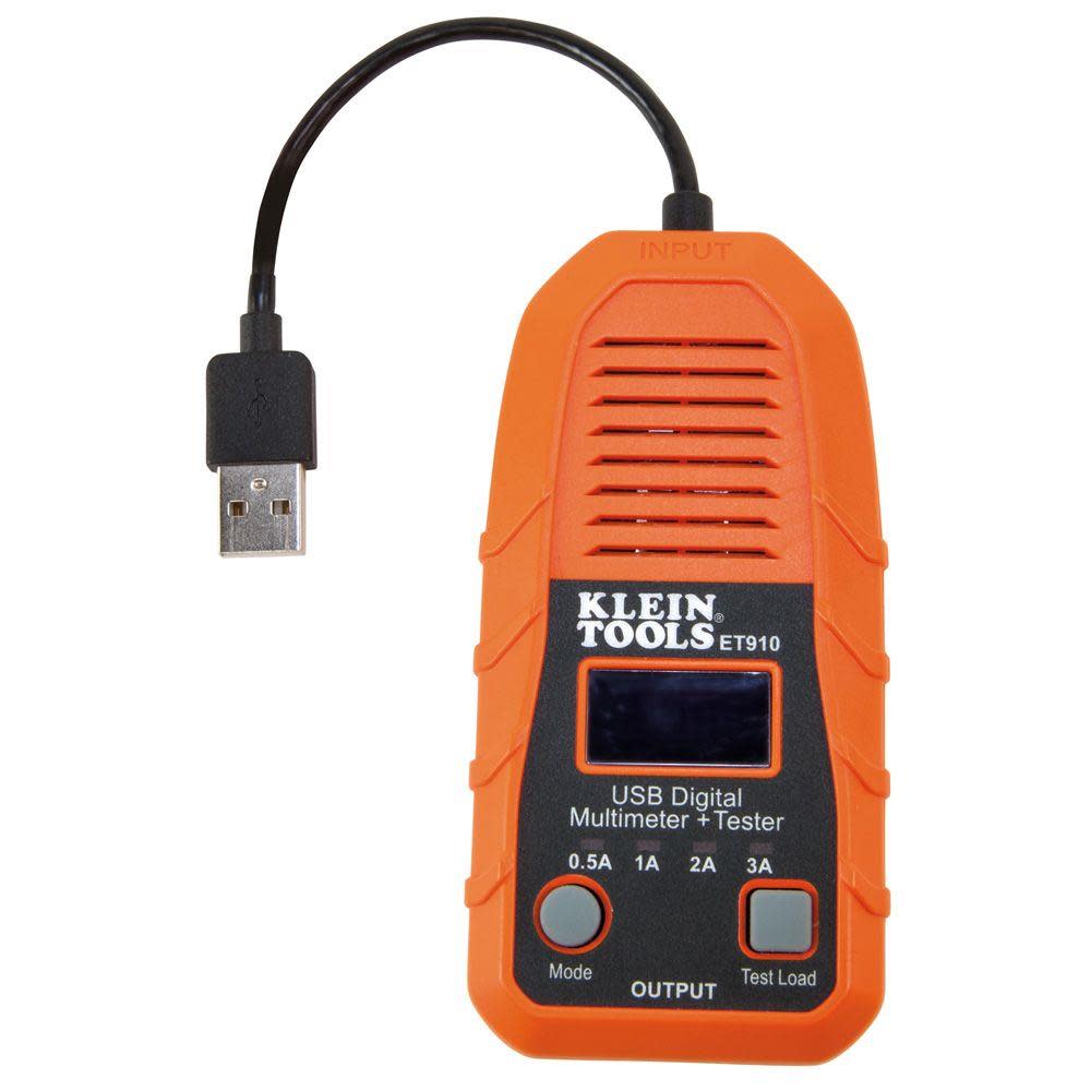 Klein Tools USB Digital Meter and Tester USB-A - Flockneti