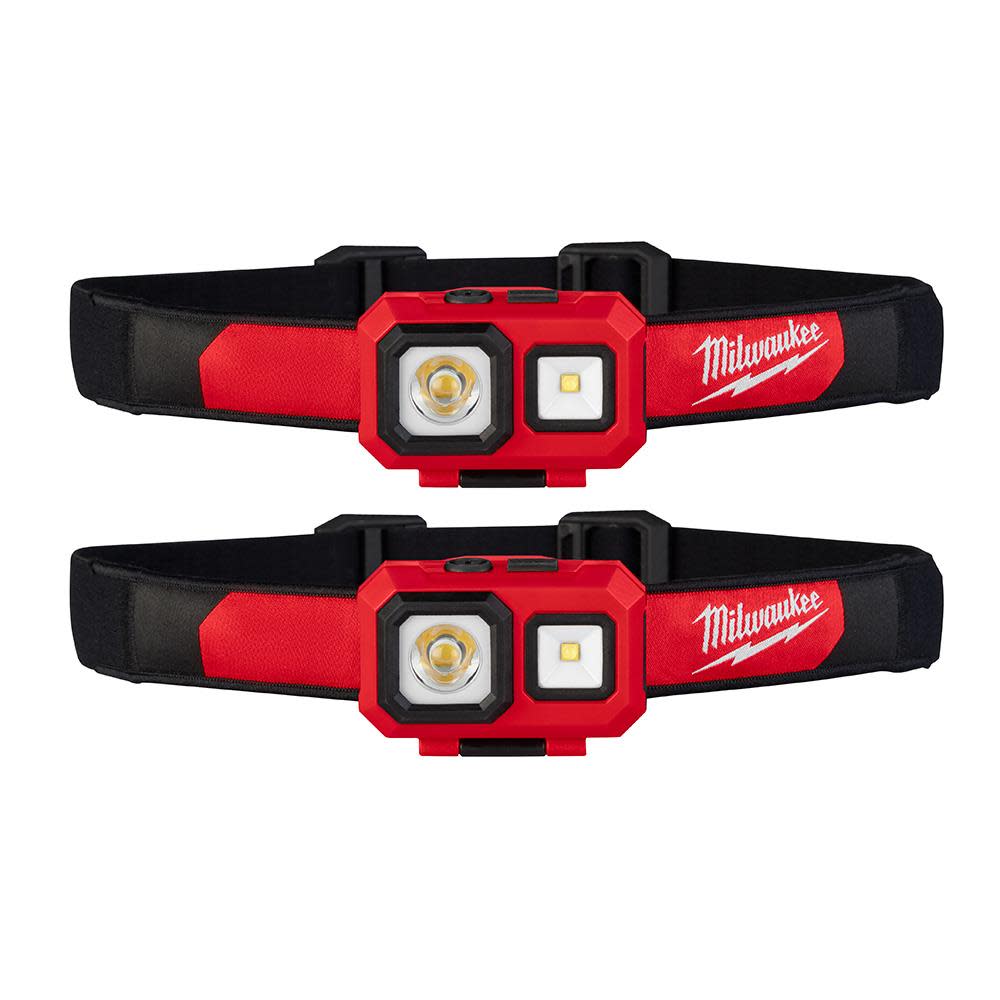 Milwaukee Spot/Flood Headlamp 2pk - Flockneti