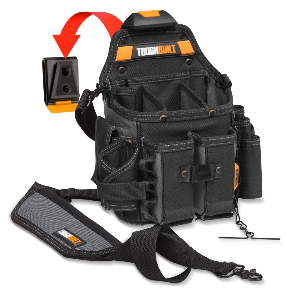 Toughbuilt Journeyman Electrician Pouch with Shoulder Strap - Flockneti