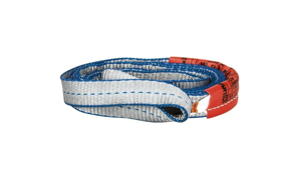 Lift-All 6 Ft. 1-Ply Type 3 & 4 Flat Eye & Eye Polyester Web Sling - Flockneti