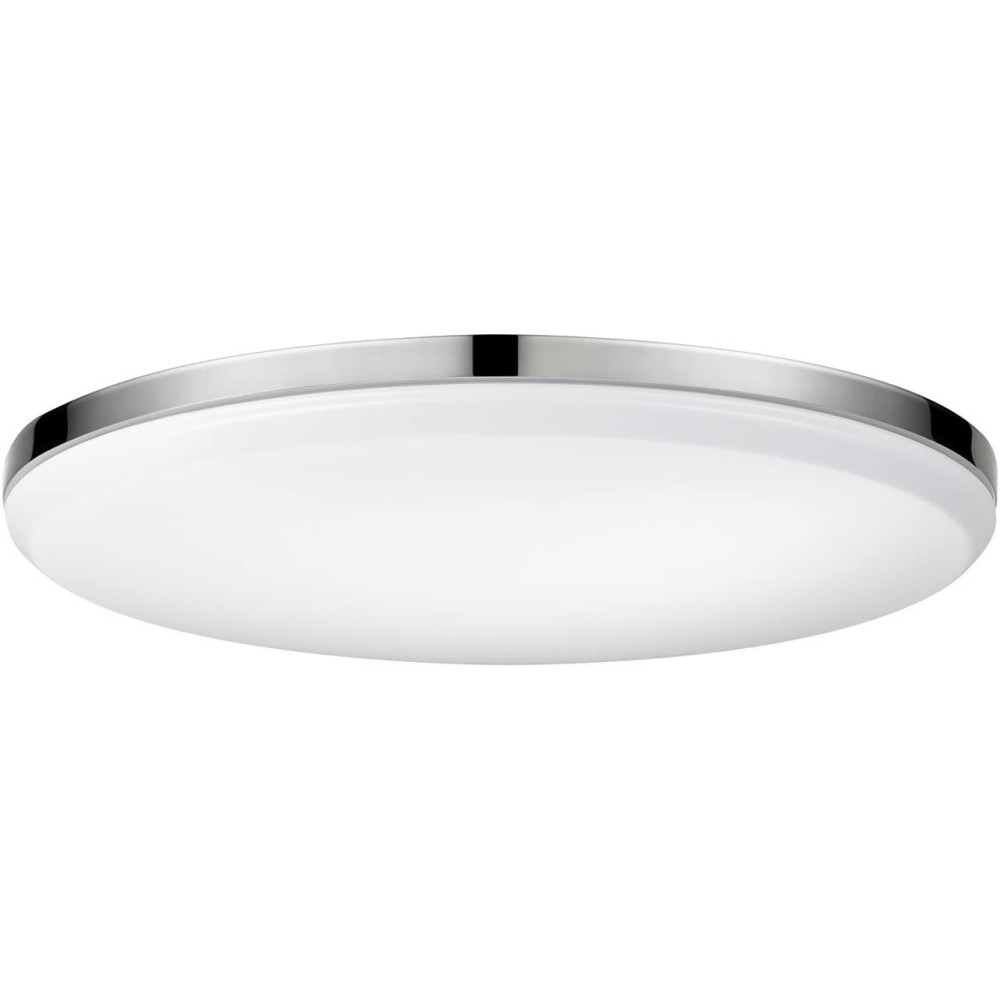 Globe Electric Ellington Integrated LED Ceiling Light Chrome 28W - Flockneti