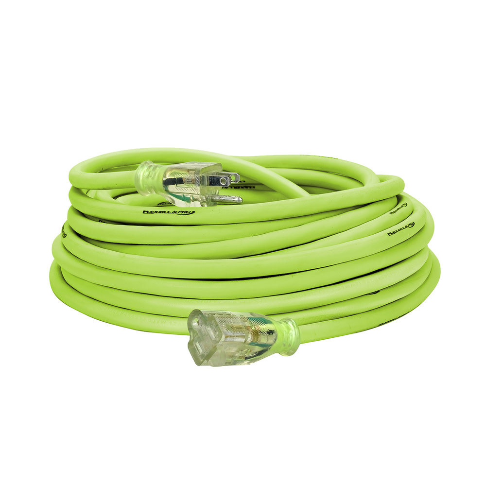 Flexzilla 50 ft. Pro Extension Cord 12/3 AWG - Flockneti