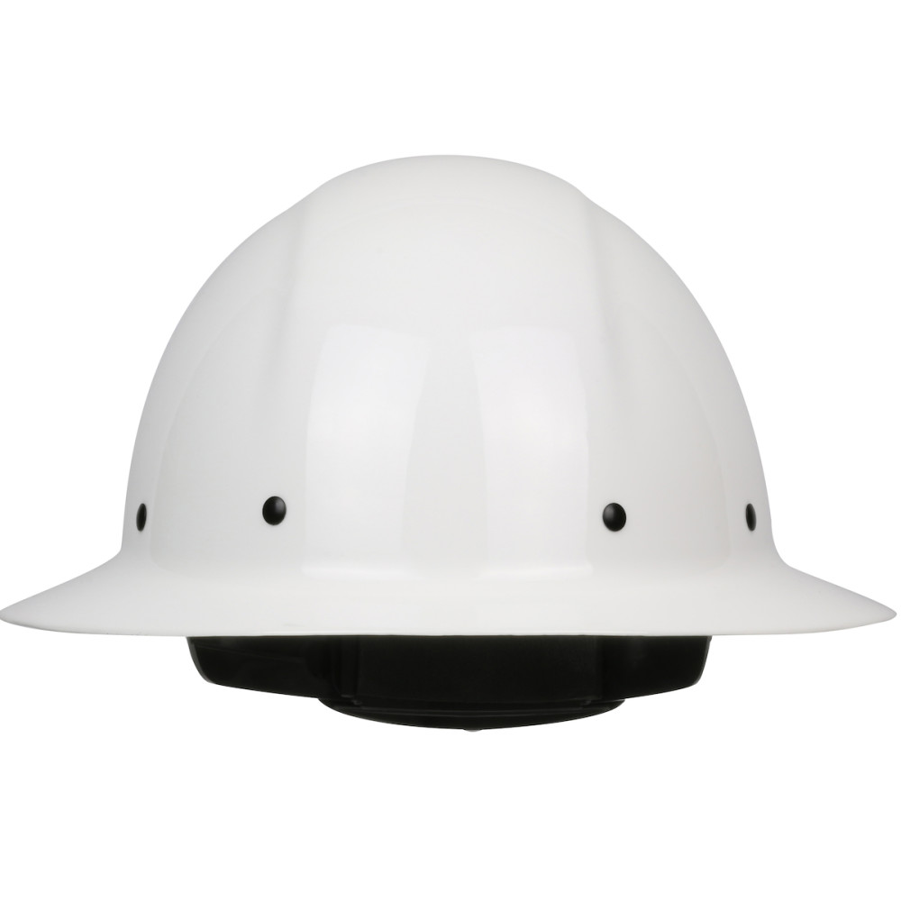 Protective Industrial Products Dynamic Wolfjaw Hard Hat White Full Brim Smooth Dome - Flockneti