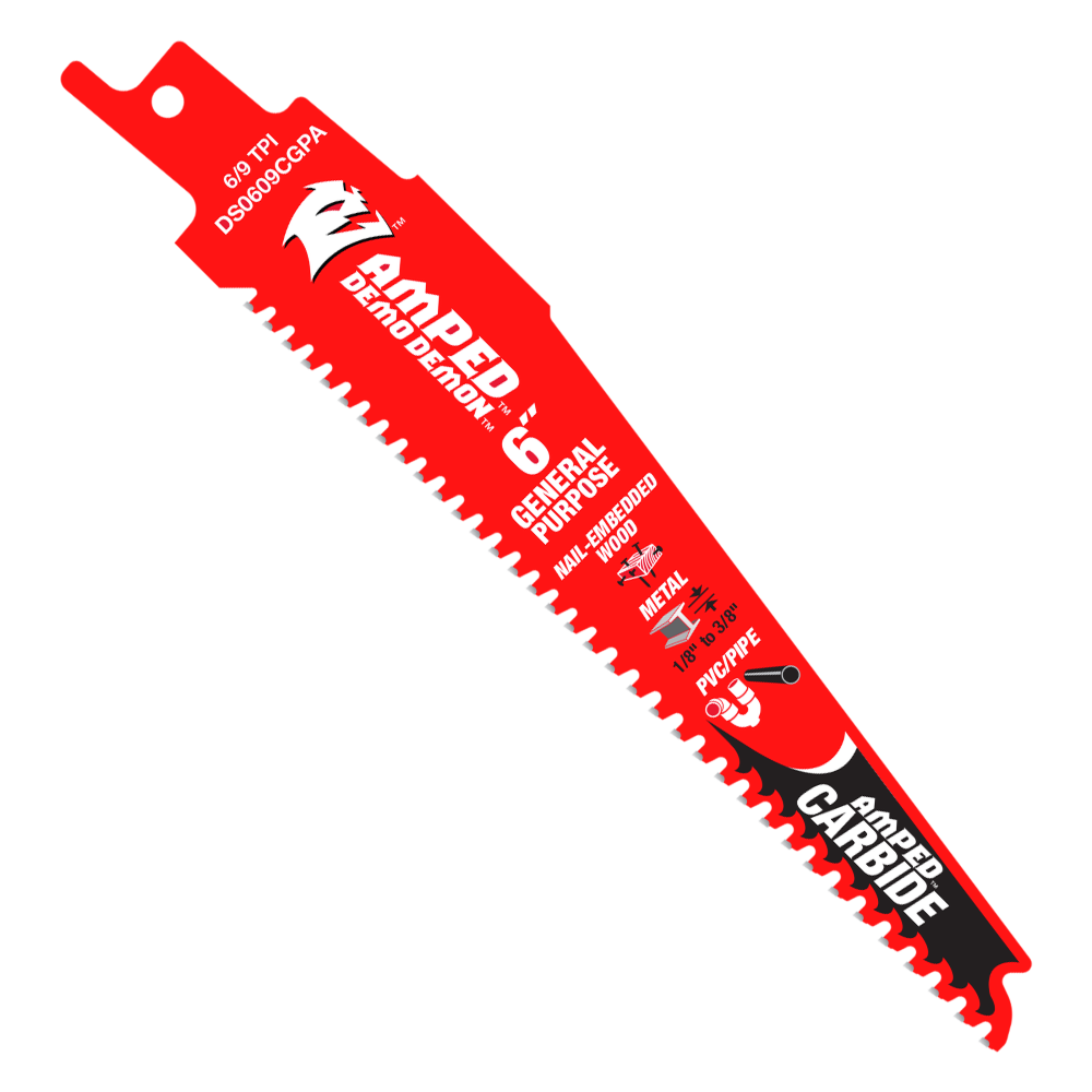Diablo Tools 6″ Demo Demon Amped Carbide General Purpose Reciprocating - Flockneti