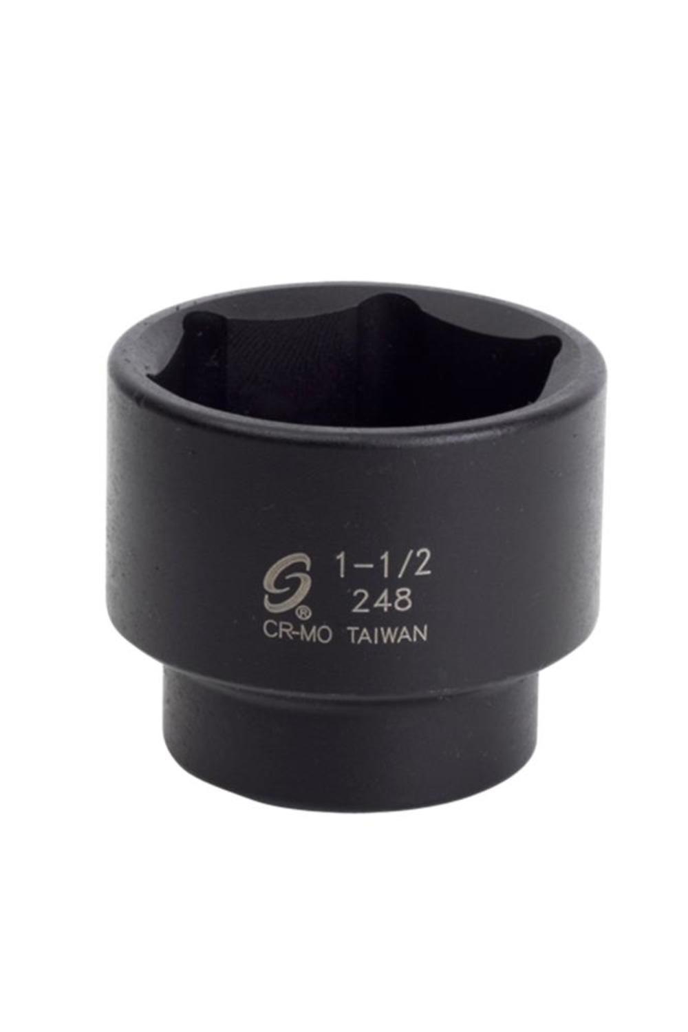 Sunex 1-1/2 In. 1/2 In. Drive Impact Socket - Flockneti