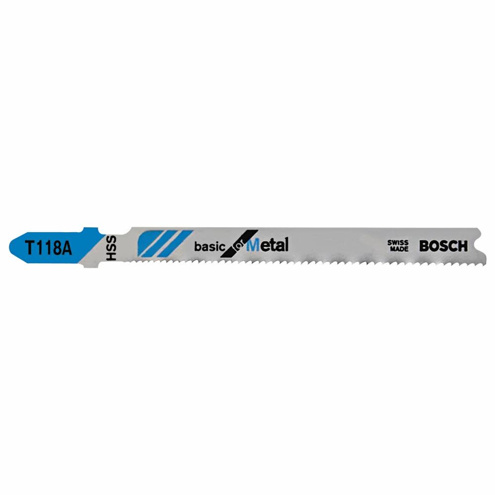 Bosch 100 pc. 3-5/8 In. 17-24 TPI Basic for Metal T-Shank Jig Saw Blades - Flockneti