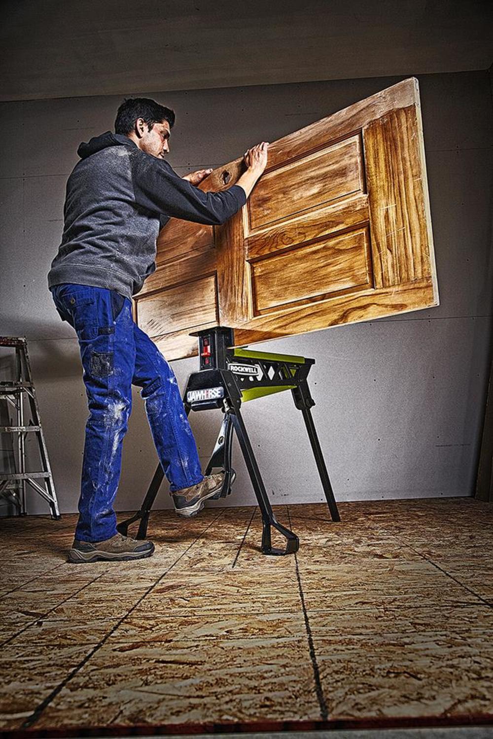 Rockwell Jawhorse 37-in Steel Saw Horse (600-lb Weight Capacity) - Flockneti