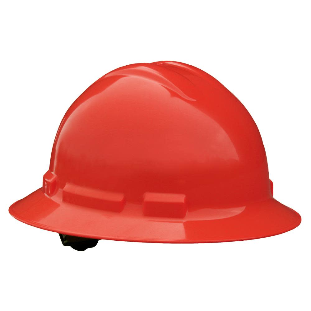 Radians Hard Hat Quartz Full Brim 6 Point Ratchet Red - Flockneti