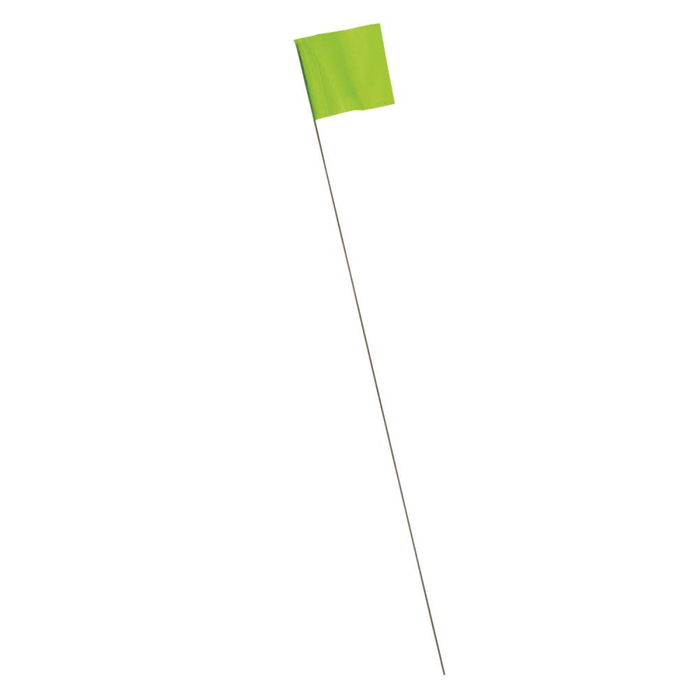 Irwin STAKE FLAG 100PC GLO LIME - Flockneti