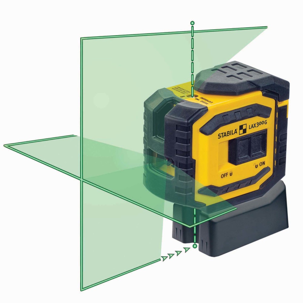 Stabila LAX 300 Green Laser Level Tool Set - Flockneti