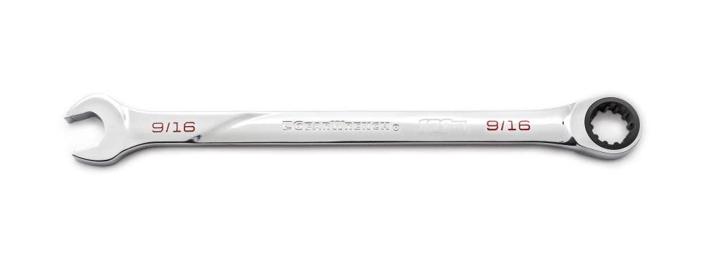 GEARWRENCH 120XP Combination Ratcheting Wrench Universal Spline XL 9/16 In. - Flockneti