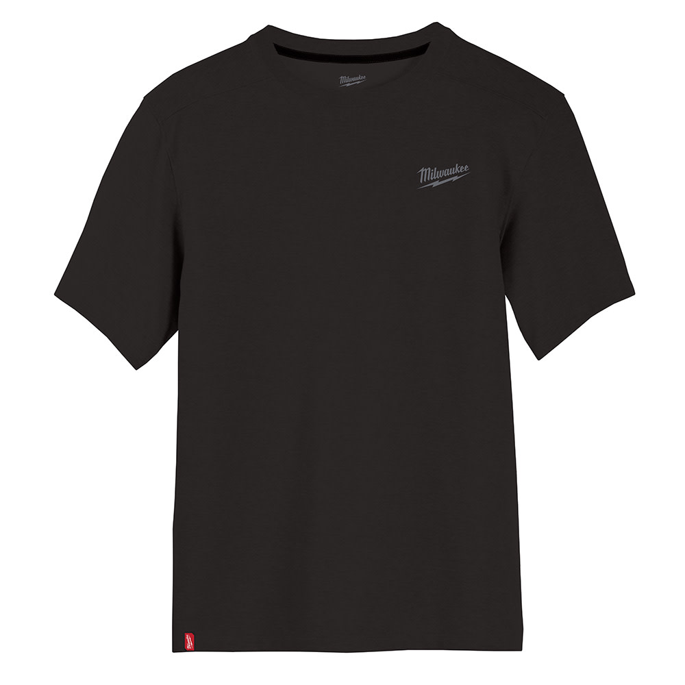 Milwaukee Hybrid Work Tee Short Sleeve Black 2X - Flockneti