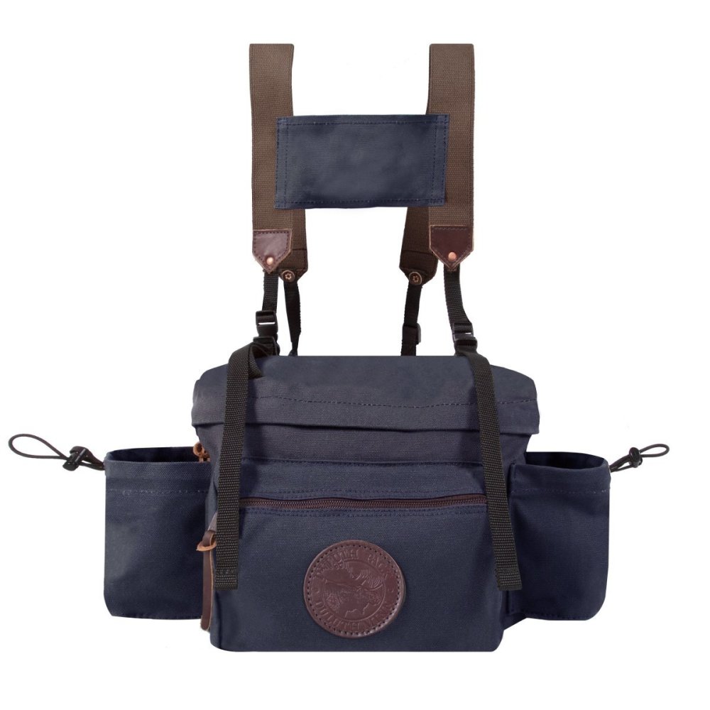 Duluth Pack 12 Liter Capacity Navy Canvas All Day Lumbar Pack - Flockneti