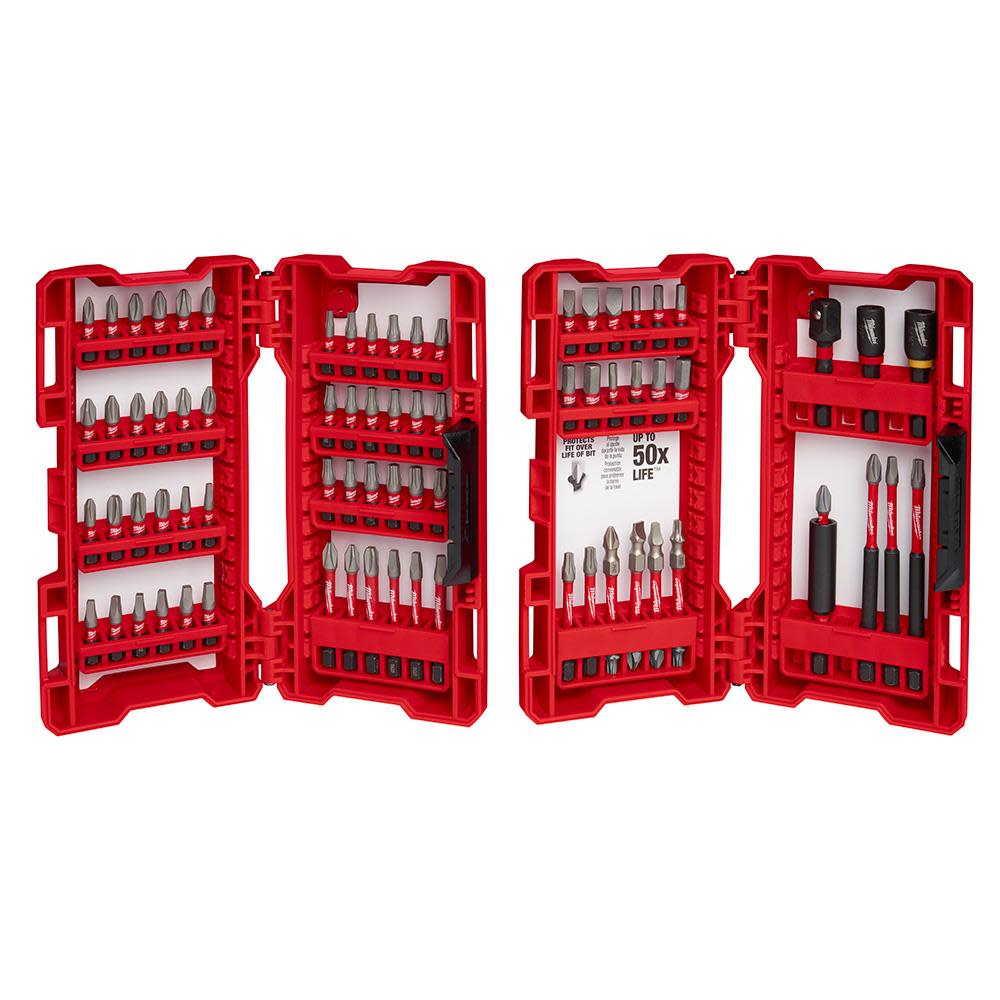 Milwaukee 74-Piece SHOCKWAVE Impact Duty Driver Bit Set - Flockneti