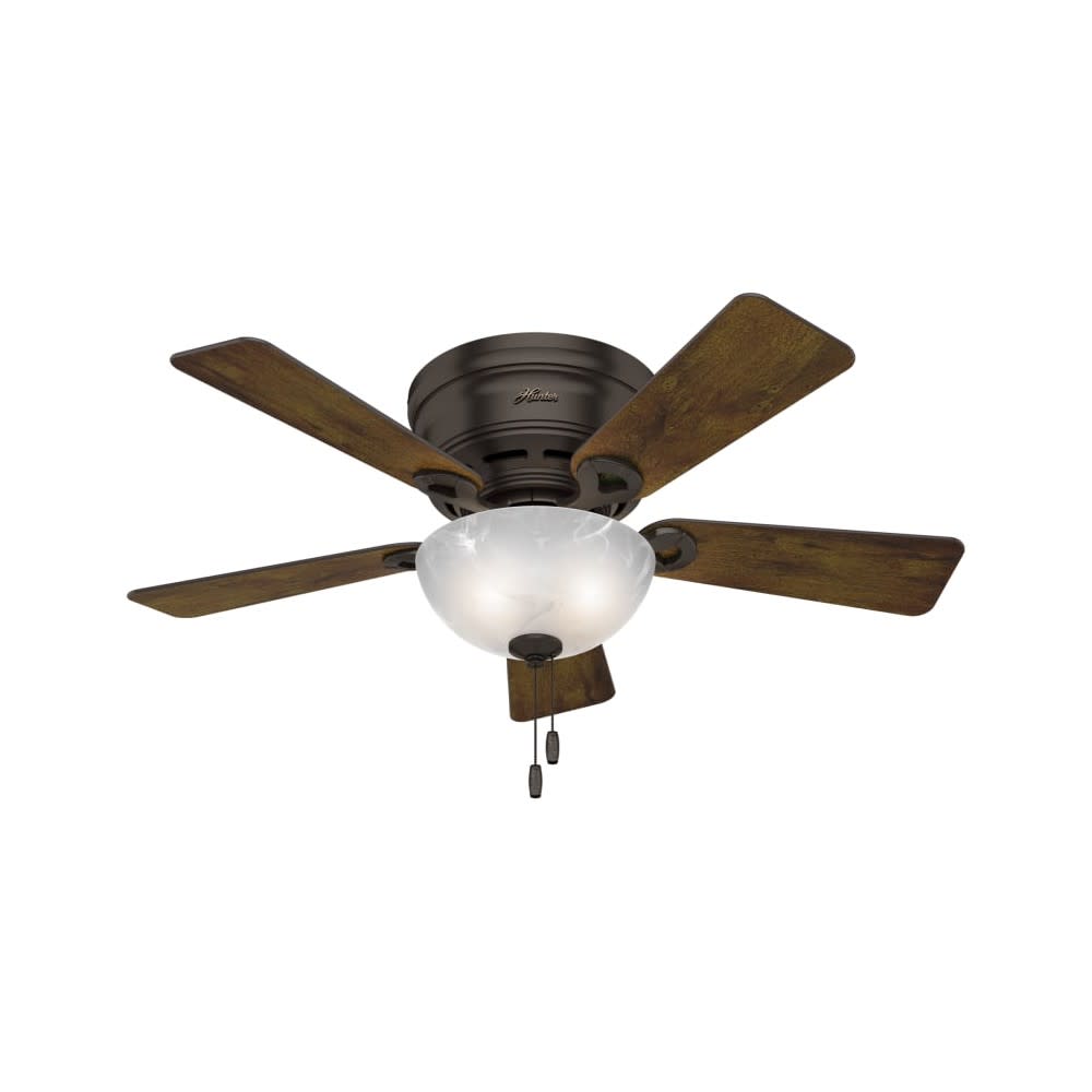 Hunter Fan Haskell Ceiling Fan 42″ Premier Bronze Dark Mocha - Flockneti
