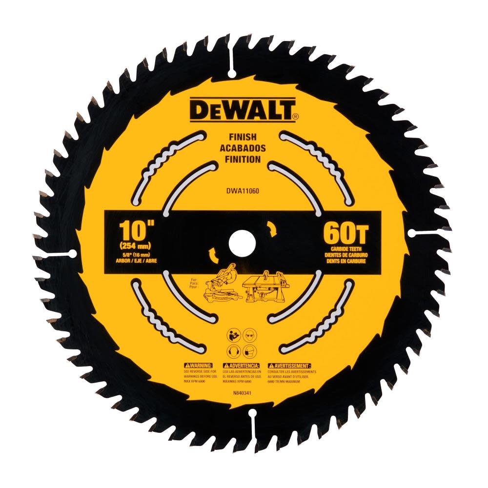 DEWALT Circular Saw Blade 10″ 60T - Flockneti