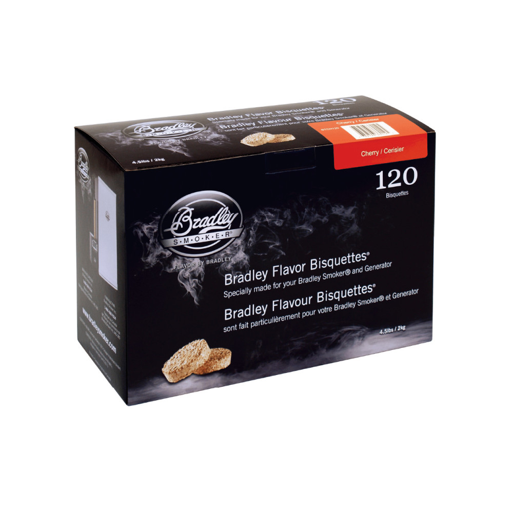 Bradley Smoker Smoking Bisquettes Cherry Wood 120pk - Flockneti