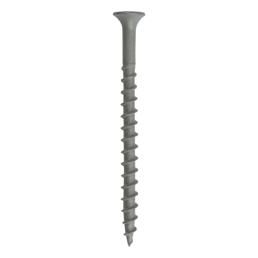 Grip Rite PrimeGuard Ten PrimeGuard Ten 25lb Deck Screw 2-1/2 in Gray Star Drive Head - Flockneti