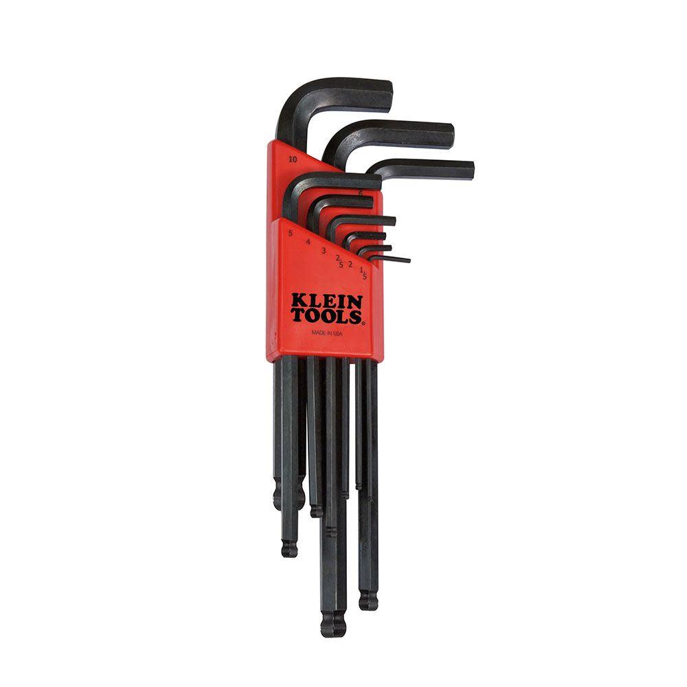Klein Tools L Ball End Hex Key Set Metric 9 Pc - Flockneti