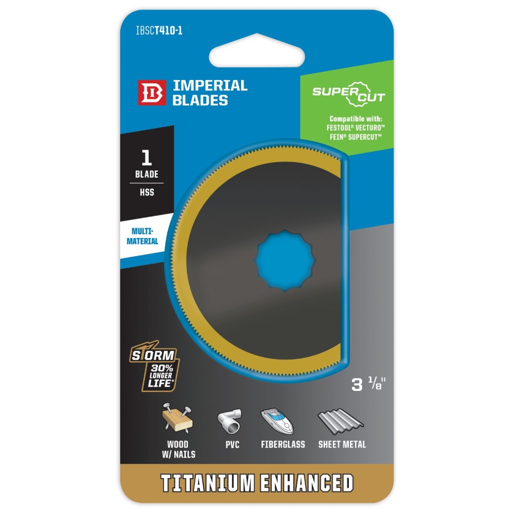 Imperial Blades SuperCut 3-1/8″ Storm Titanium Thin Metal Segment Blade 1PC - Flockneti