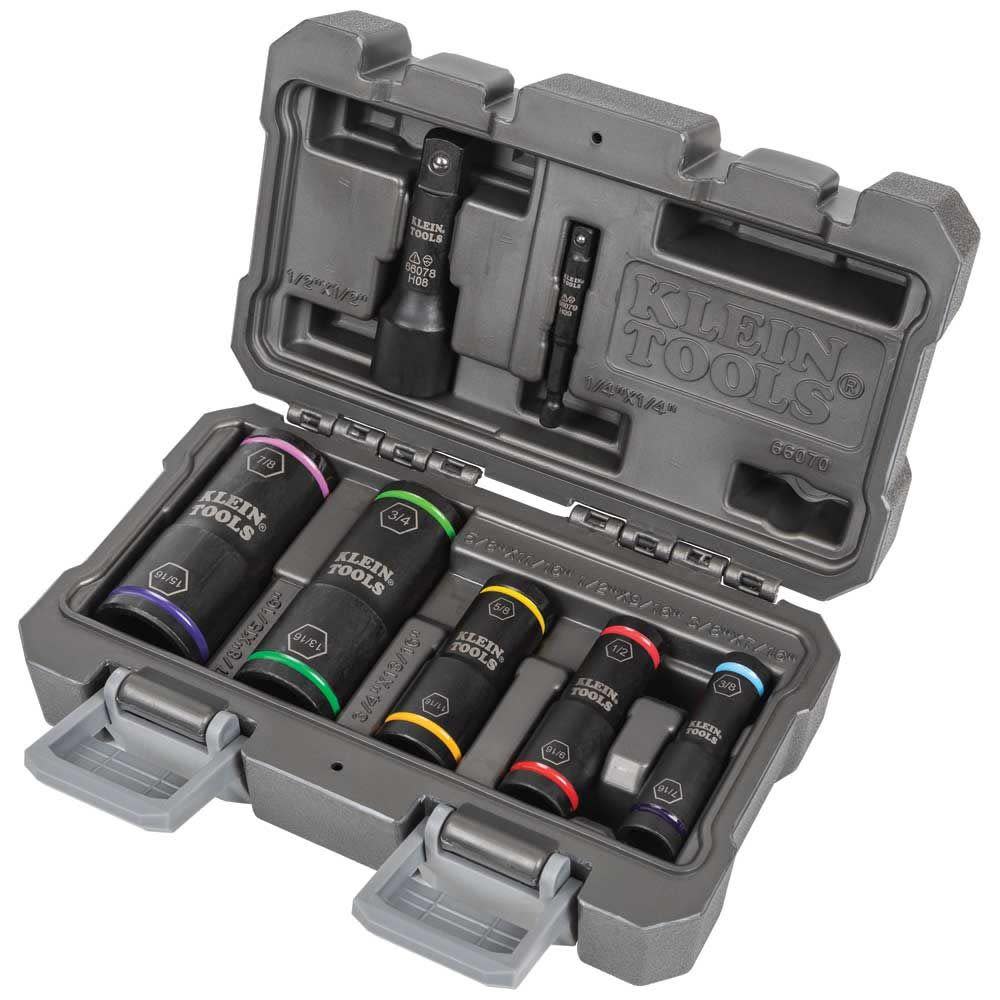 Klein Tools Flip Impact Socket Set 7pc - Flockneti
