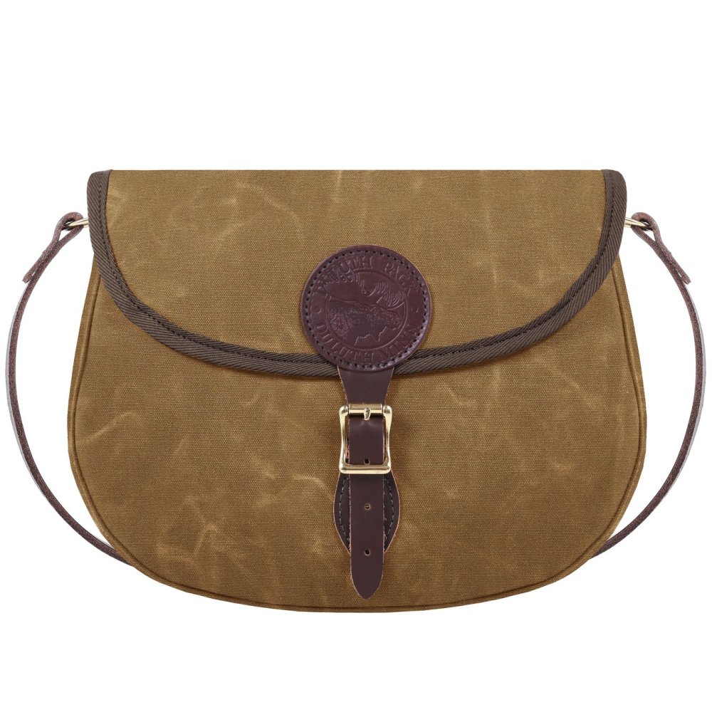 Duluth Pack 6 Liters Capacity Waxed Khaki Large Standard Shell Purse - Flockneti